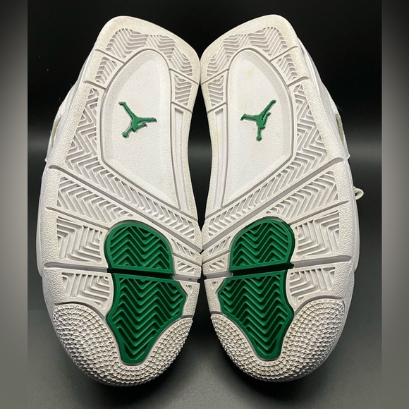 Nike Air Jordan 4 GS Green Metallic - Picture 11 of 14